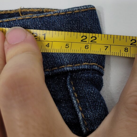 George Plus Women's Blue Denim Front Zipper 4 Pockets Jeans Shorts Size 20W - Picture 12 of 13